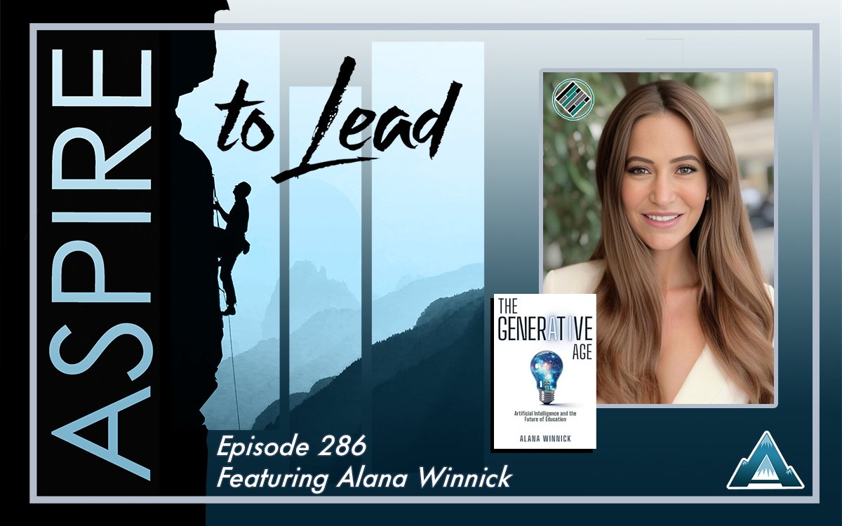 (NEW) Discover valuable insights in our #AspireLead conversation w/ @AlanaWinnick as we discuss the implications of artificial intelligence on education & how to change assessment in this new tech landscape. #TeachBetter 🎙️: bit.ly/44lIfBd 🖥️: joshstamper.com/aspire-episode…