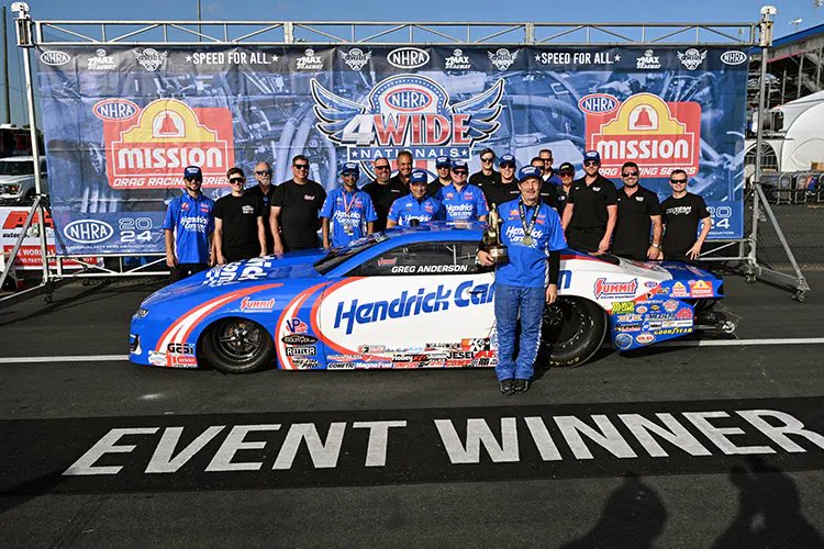 Read all about how we locked down win 105 in the newest blog at HendrickCars.com!

Read here! bit.ly/4bcIOPR

@HendrickCars 
@SummitRacing 
@TeamChevy 
@KBTitanNHRA 
@NHRA 

#ProStock #KBTitan #NHRA #4WideNats