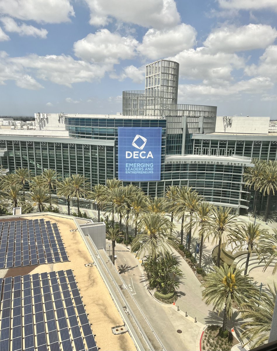 We're having a blast at #DECAICDC in Anaheim! Stop by booth #201 to learn about how our programs align with state standards, that help students earn credentials and real-world experience. bit.ly/3wgAfoh