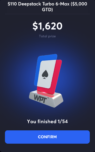 Nice off stream win on @wpt_global to save the day 📈