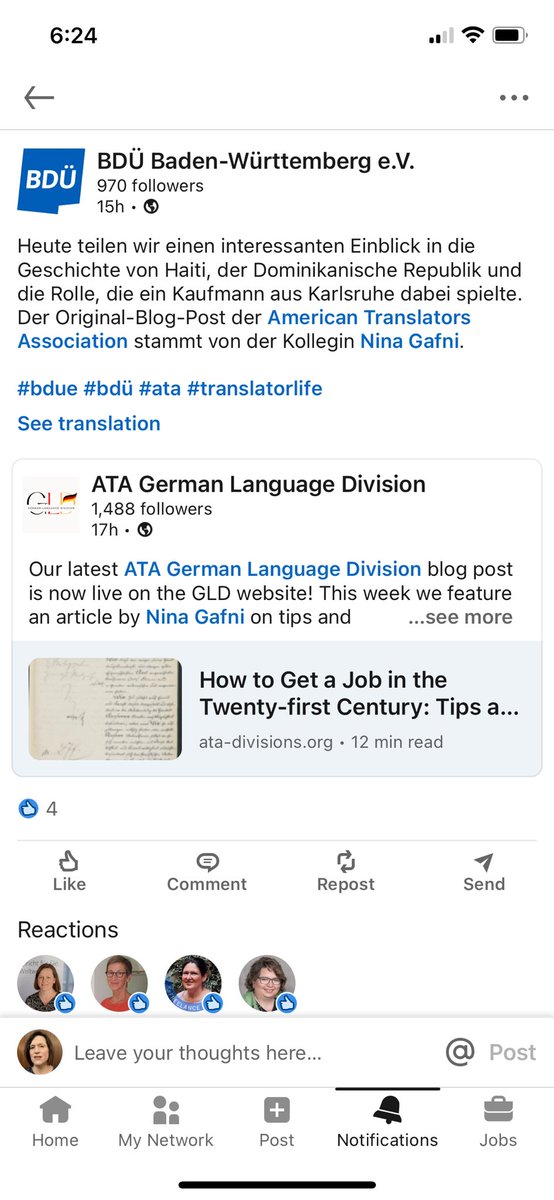 Recognition from the BDÜ in Baden-Württemburg me tickled pink, especially since the nineteenth century merchant I wrote about was actually from Karlsruhe as well!