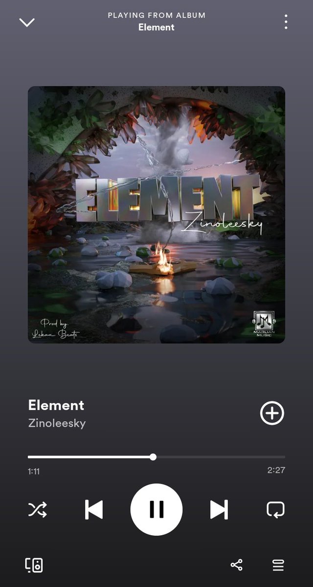 After Davido and wizkid saga, y'all should listen to Element by zino for refreshment