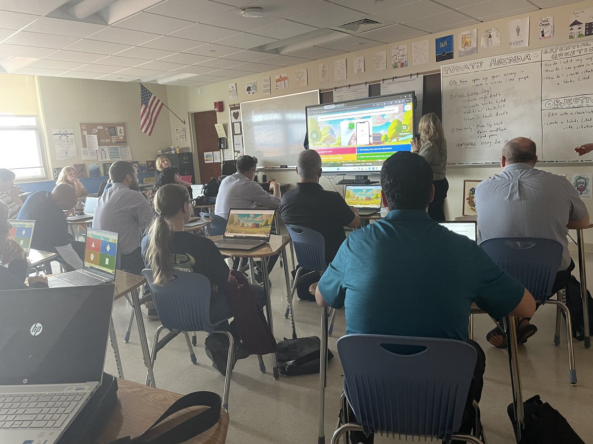 AVTechDirector's tweet image. Assabet staff participated in our first Cybersecurity Summit today. A password protected escape room, spam or Pam email identification game, spot the security issue picture game, and a cybersecurity informational Kahoot! Thanks to the tech team for your hard work organizing!