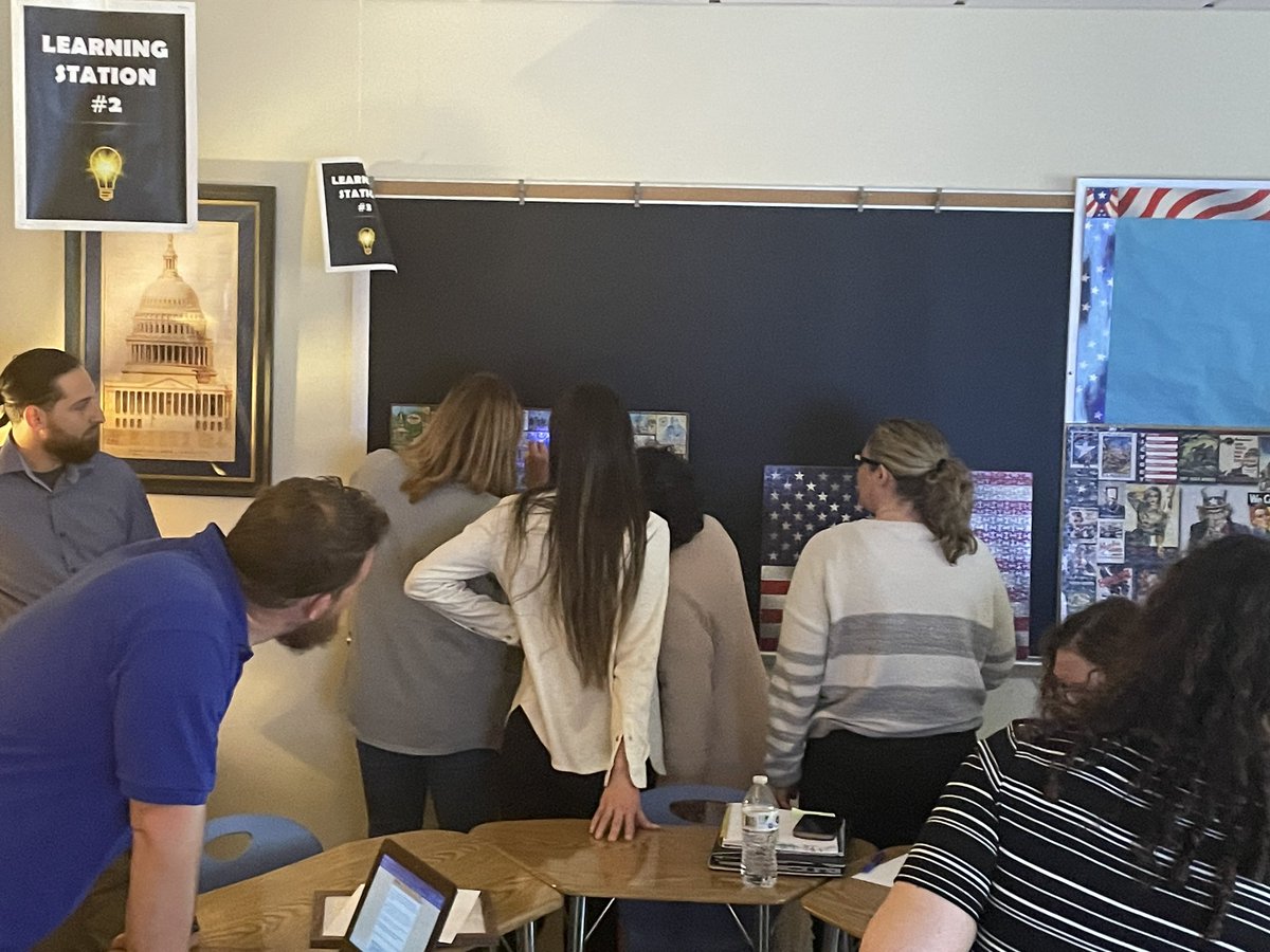 AVTechDirector's tweet image. Assabet staff participated in our first Cybersecurity Summit today. A password protected escape room, spam or Pam email identification game, spot the security issue picture game, and a cybersecurity informational Kahoot! Thanks to the tech team for your hard work organizing!