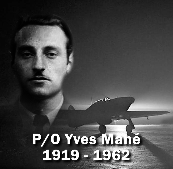 Flying his Hawker Hurricane II, Yves Mahé saw the city of York ablaze from a distance so set off alone with all eight machine guns blazing and shot down a Heinkel bomber in flames over the River Ouse.......