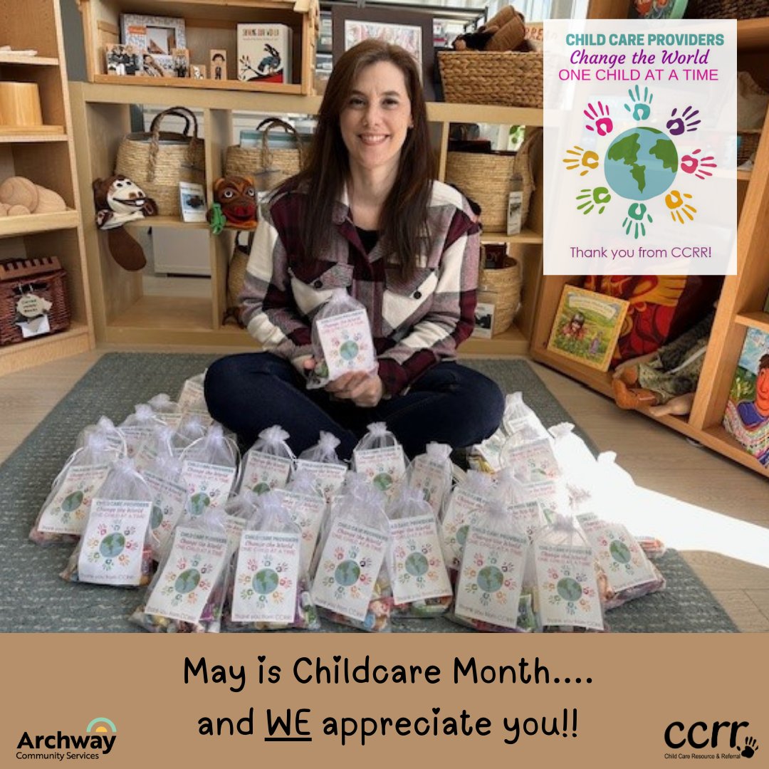 In recognition of May as Child Care Month, Abbotsford CCRR would like to thank you for all that you do for children, families and the community. 

Over the next few weeks our CCRR staff will be popping into your centres with treats to celebrate you!!

#Childcaremonth #AbbyCCRR