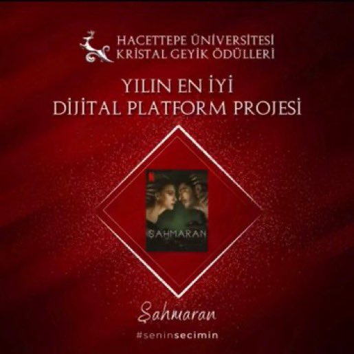 Hacettepe Üniversitesi'nin düzenlemiş olduğu Kristal Geyik Ödülleri'nde “Yılın en iyi dijital platform projesi” ödülünü #Şahmaran kazandı.