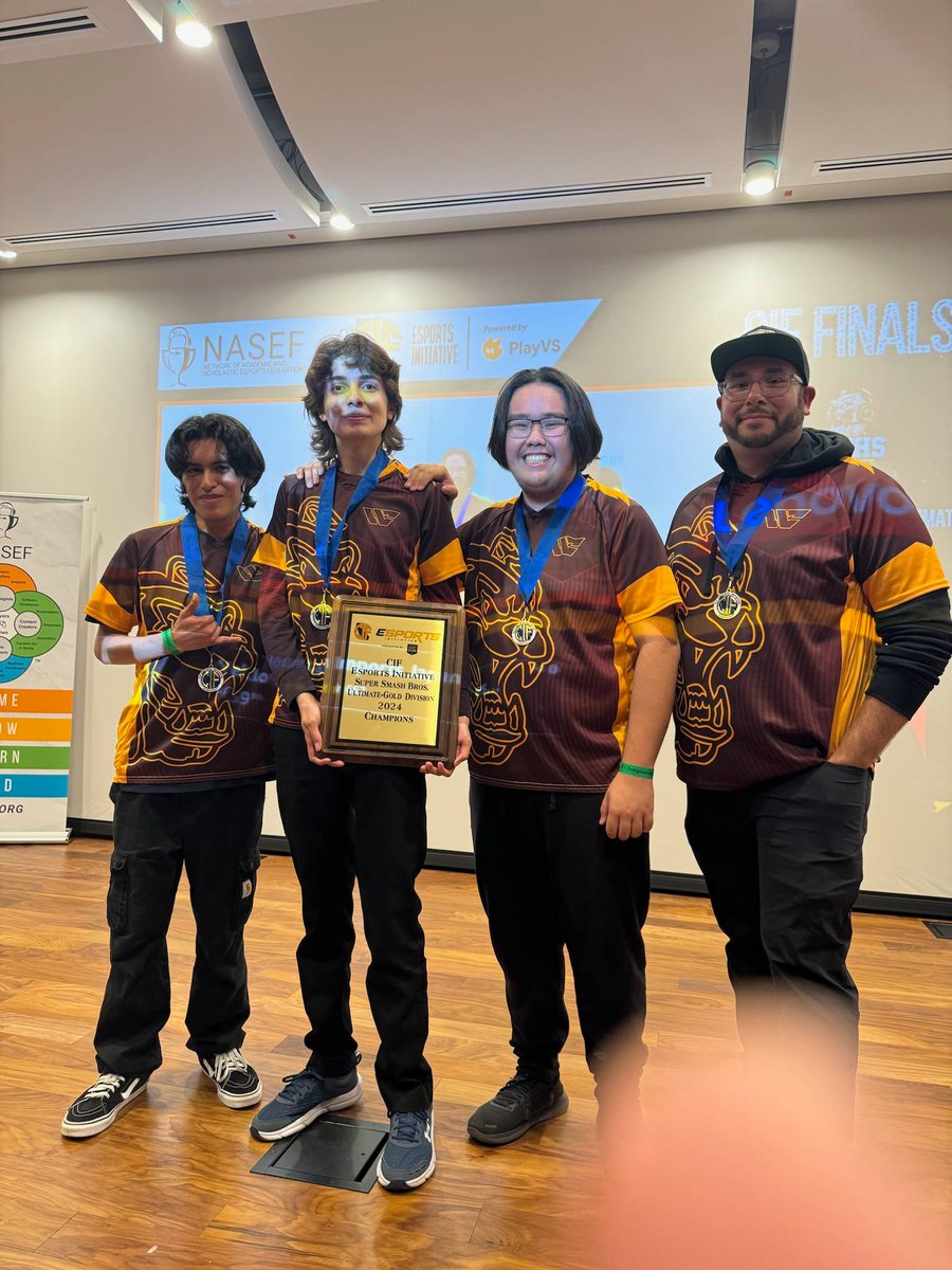 🏆🏅Congratulations to the 2024 CIF Esports Initiative Super Smash Bros. Ultimate Gold Division Champions - West Covina HS!