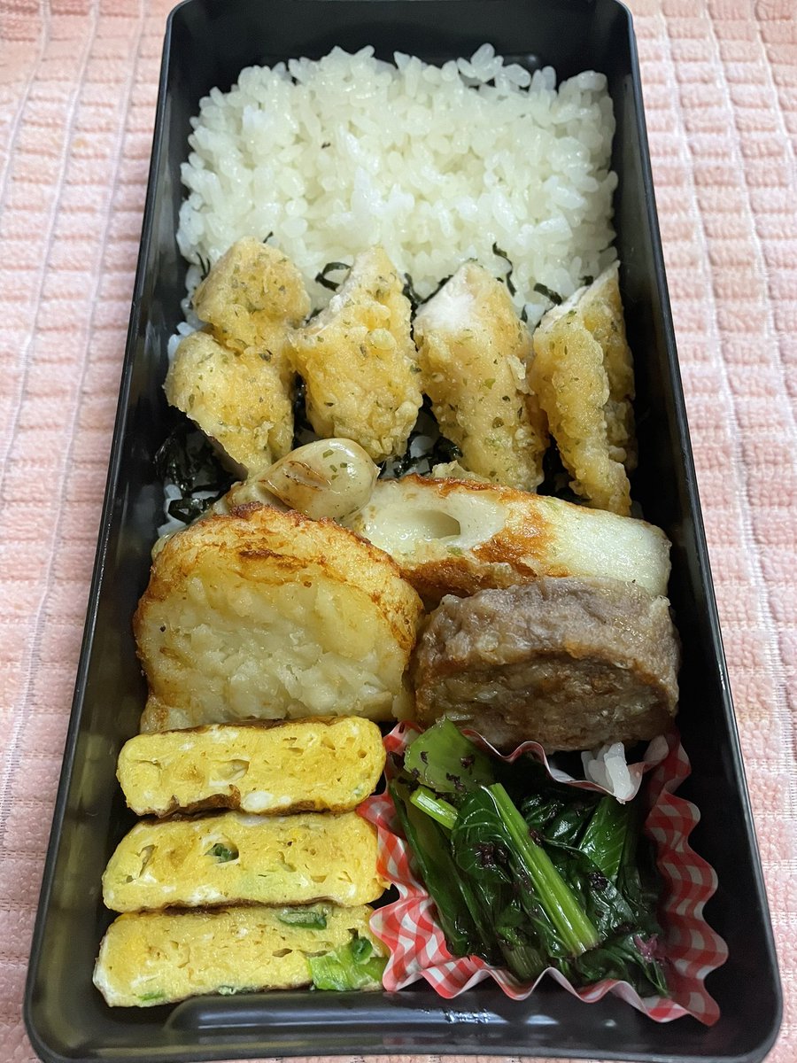 今日のお弁当
#お弁当記録
#高校生男子弁当
#旦那弁当