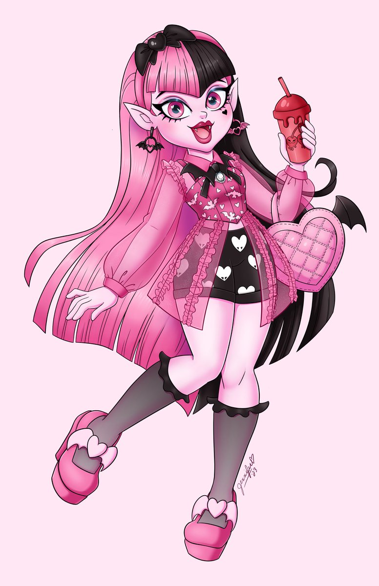 I need to draw the other monster high ghouls at some point 💕🦇 I think G3 is cute