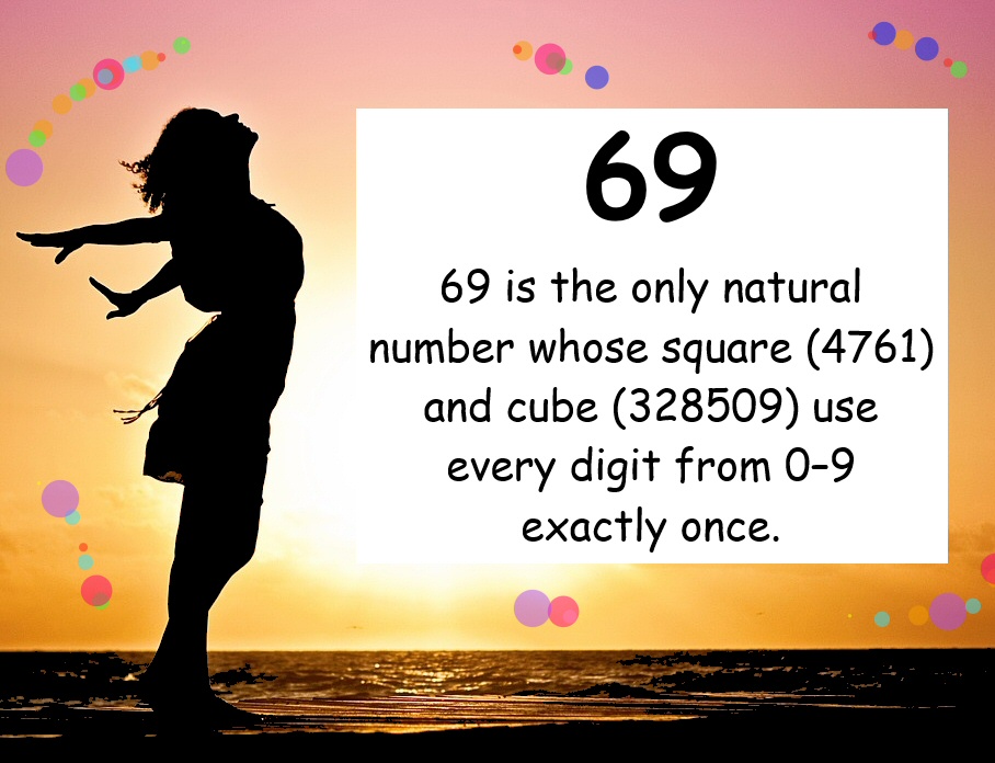 Mathematics.

Don't you just love 69?  Here's why.