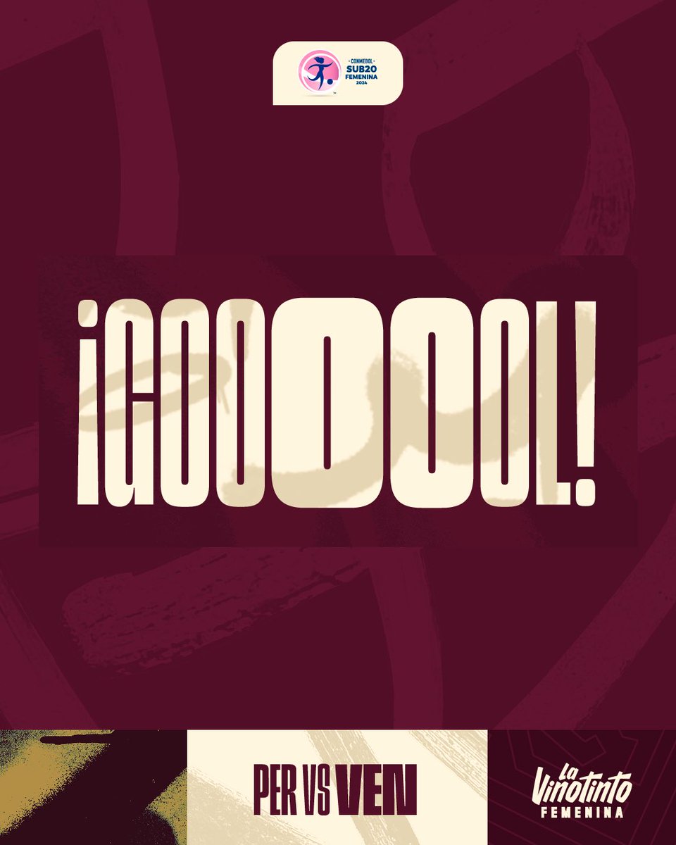 ⏰ 71’ ¡GOOOOOOOOOOOL! 😍🇻🇪

¿Quién más? 😍 Nuestra goleadora, Mariana Barreto, la “9” de Venezuela anotó el cuarto para las criollas. 👏🏻

Perú 1-4 Venezuela

#SiempreVinotinto #VinotintoSub20Femenina