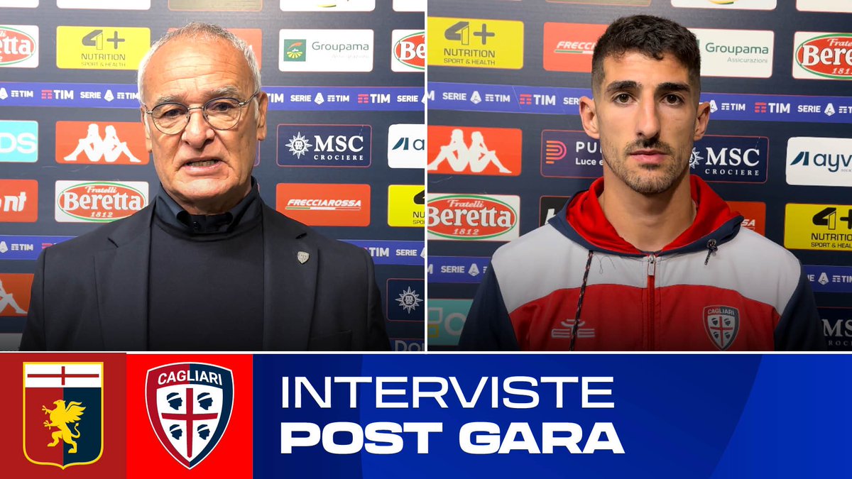 Così mister Ranieri e Deiola nel post #GenoaCagliari 🎙️ ➡️ youtu.be/TqLXGccWVBU?si…