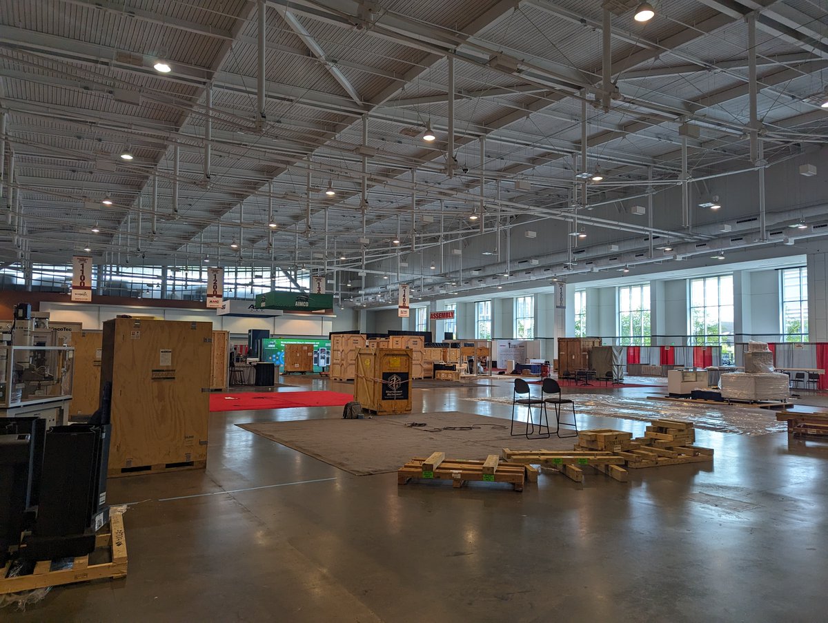 We're ready to install some equipment! 

The Assembly Show South starts Wednesday. Hope to see you here! 

#assemblyshowsouth #nashvilleevents #automationsolutions #conveyorsolutions #feederbowls