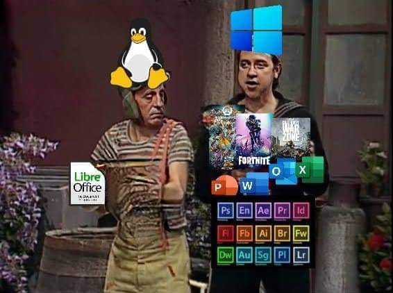 Cuáles son las ventajas y desventajas que tú encuentras entre #linux y #windows