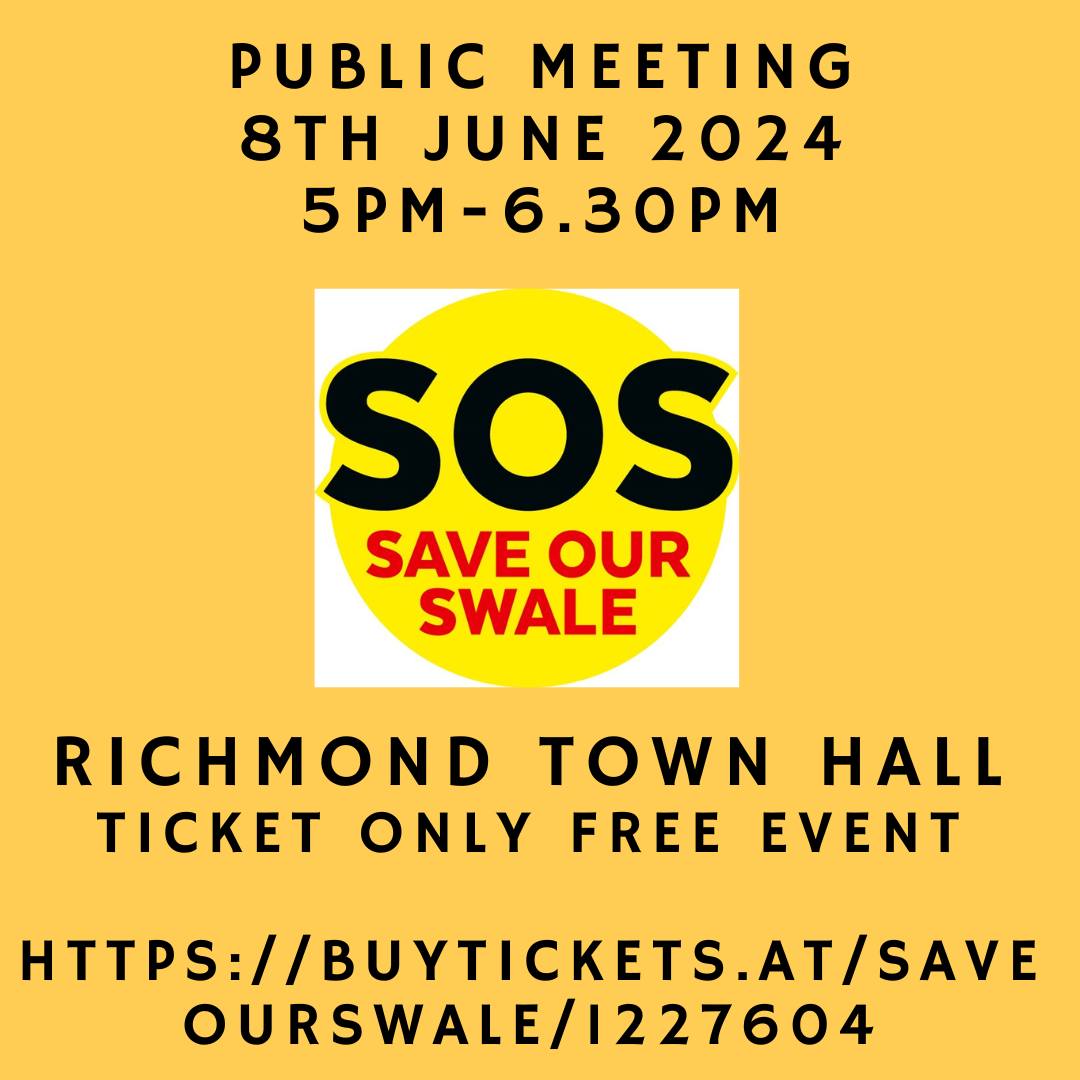 Remind me again who is the MP for Richmond (Yorks) I will be there showing underwater footage of sewage in the swale that flows through Richmond. Richmond (Yorks) polluted for 5,185 hours, into Cobshaw Dyke,259 incidents. That's 7.2 months. buytickets.at/saveourswale/1…