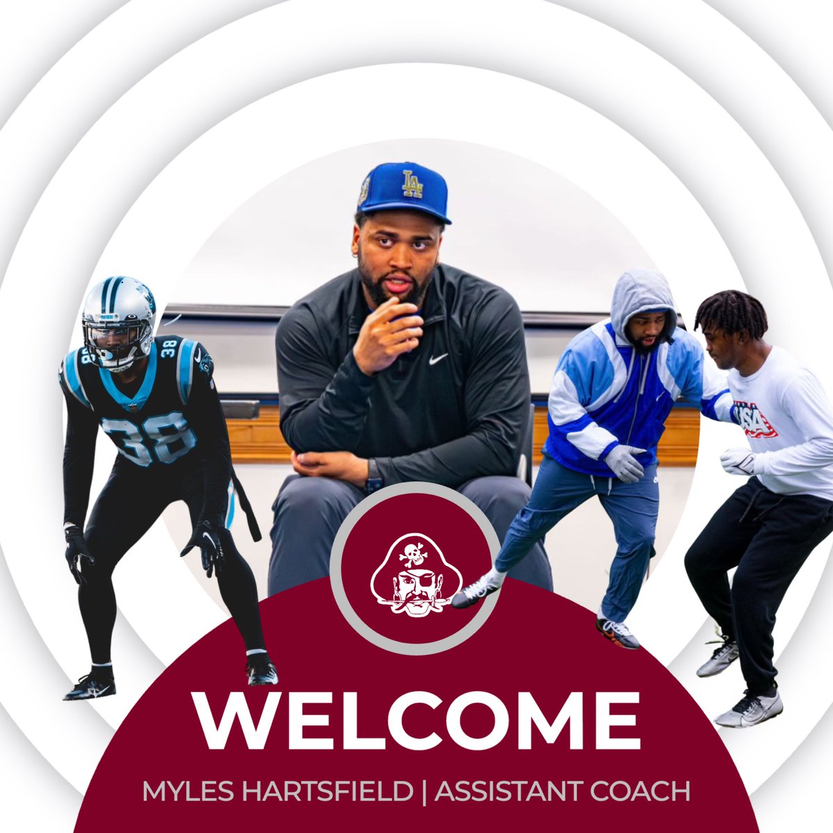 Welcome @Myles_Harts as the newest member of our coaching staff‼️