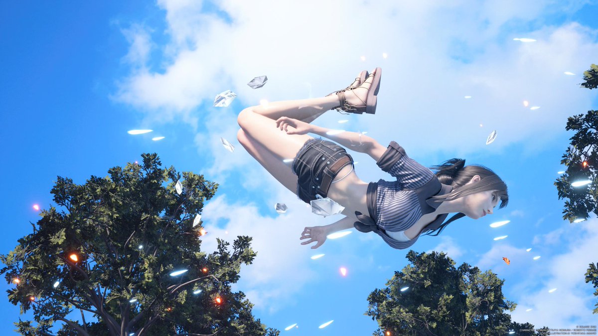 Tifa's somersault in the sun! 🤍🖤❤️ #FinalFantasyVIIRebirth

#VirtualPhotography #ThePhotoMode #VPRT
#ArtisticofSociety #TheCapturedCollective #VGPUnite #VPContext #GamerGram