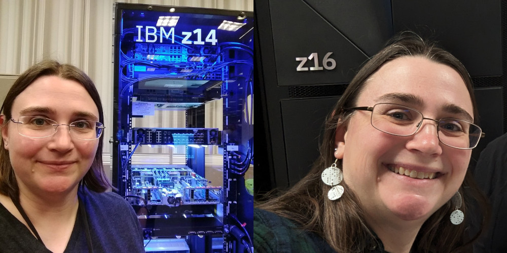 Today marks 5 years with IBM! 🥳 

On day 1 I got to see the IBM z14 plexi and a few weeks ago I got to see the test facility and whole bunch of IBM z16s.

But I also got to build an OSPO during a pandemic, as you do: princessleia.com/journal/2024/0…

#IBM #IBMZ #LinuxONE #mainframe