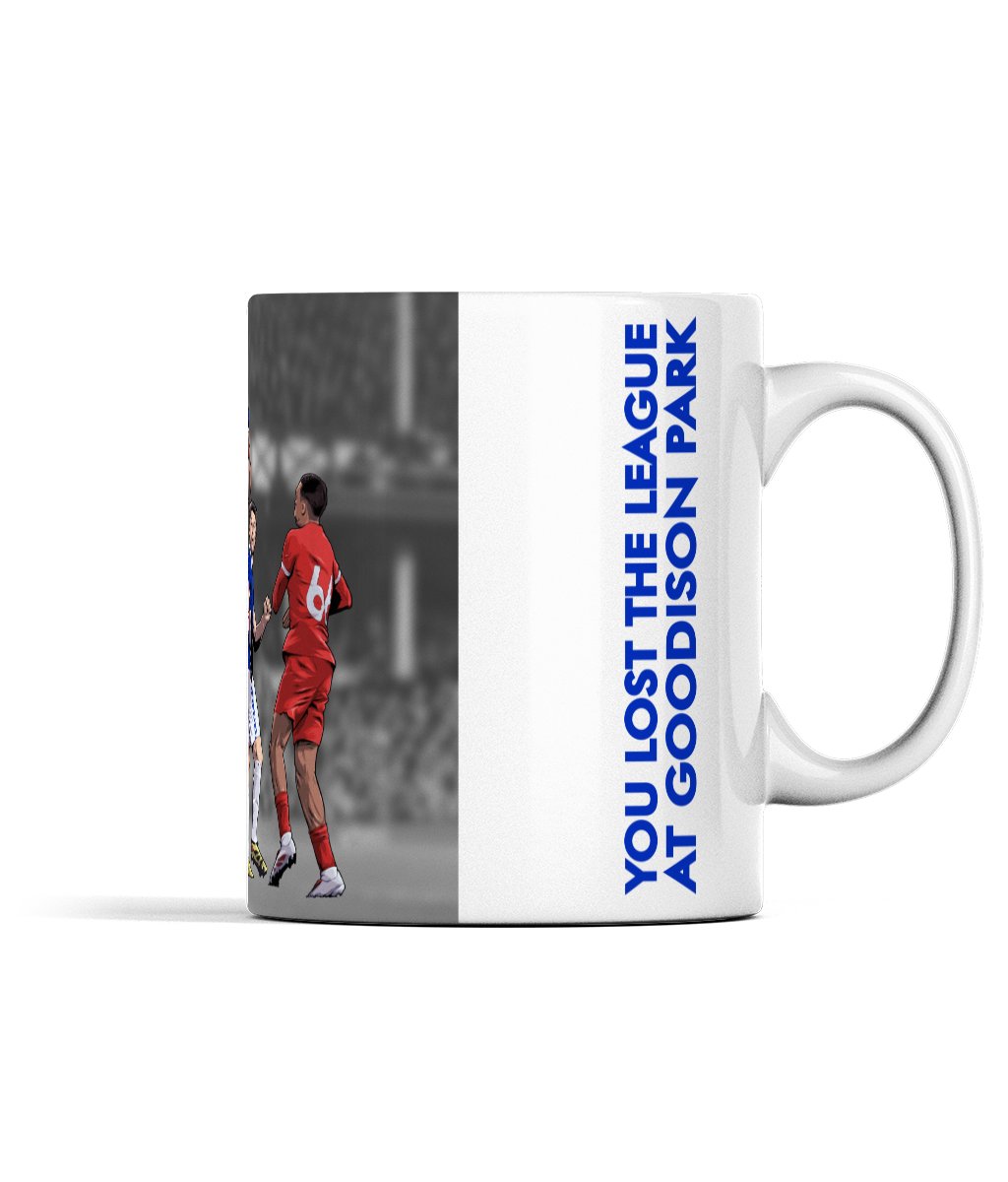 You lost the league at Goodison Park, mugs available now! 🔥

Link below, please RT