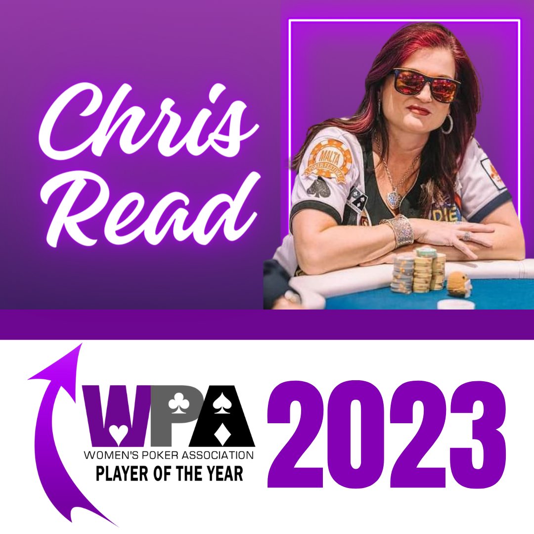 📣And the 2023 WPA Player of the Year is.....🥁 We are immensely excited to announce that WPA Advocate, Christina (Chris) Read has been crowned the Women's Poker Association (WPA) Player of the Year for 2023! Read the full article here: wpa.poker/2/christina-re… #wpaglobal