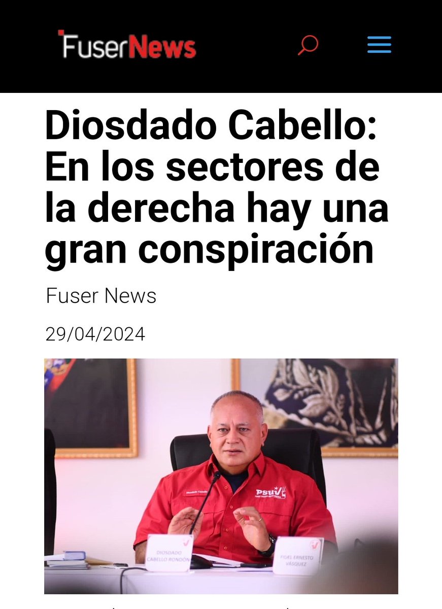 El @PartidoPSUV rechazó este lunes la conspiración por parte de la extrema derecha venezolana contra el Gobierno Bolivariano. En rueda de prensa, el primer vicepresidente de la organización política @dcabellor afirmó que este sector está más dividido que nunca, pero mantienen…