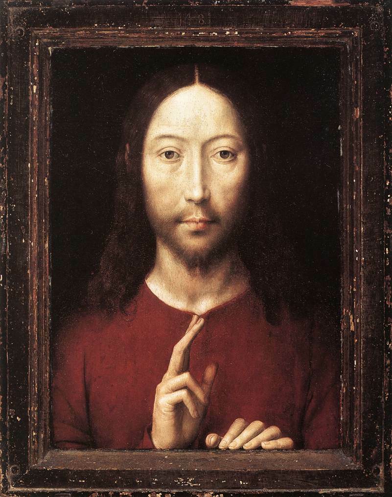 Christ Giving His Blessing wikiart.org/en/hans-memlin…