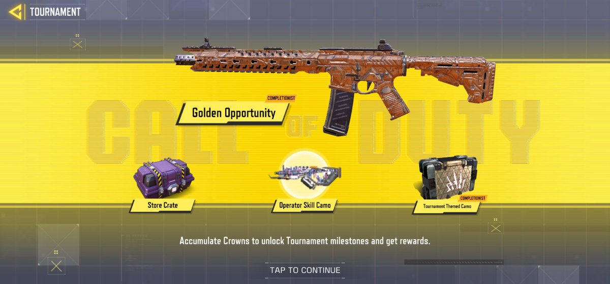 Do you like the new Golden Opportunity camo? 👀 

#CoDMobile