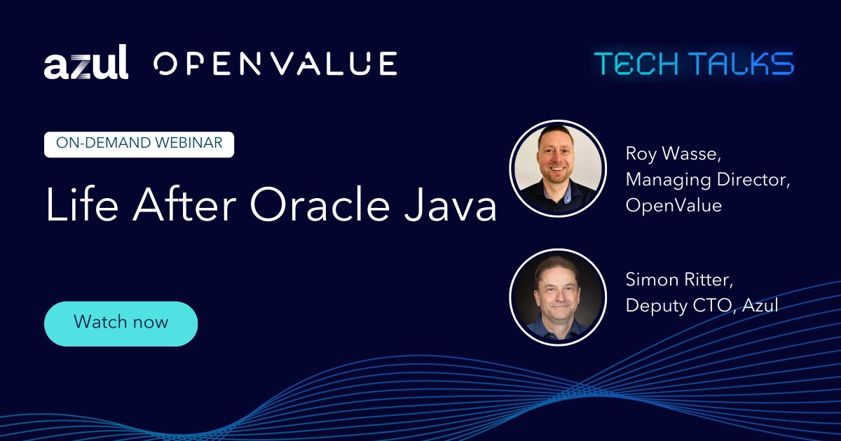 Transitioning from Oracle Java SE? Evaluate support providers, understand pricing metrics, and separate fact from fiction in our informative webinar with OpenValue: bit.ly/4dggVZ5 #Java #OpenJDK