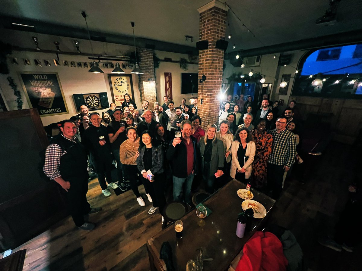 IDPharmacist's tweet photo. Wow- amazing evening at #ECCMID2024 #ESCMIDGlobal2024 - we had at least 4 continents of pharmacists &amp; friends represented tonight at our meetup @SIDPharm. Many new connections &amp; old friends gathered - connecting over #AMR #AntimicrobialStewardsip #PKPD &amp; life! Let’s do it again https://t.co/K5tlYVhMlh