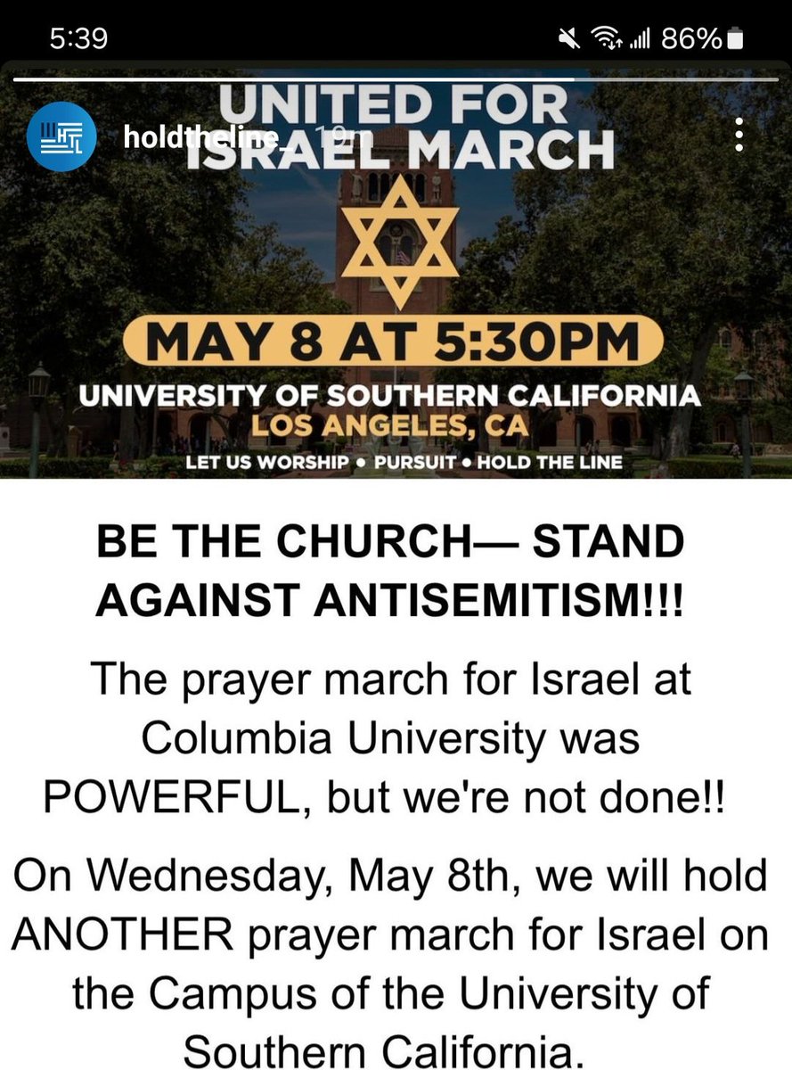 #UnitedMarchForIsrael May 8 university of Southern California Los Angeles CA @seanfeucht @russellbjohnson support Jewish students & Israel #HateWontWin 🇮🇱🇮🇱🇮🇱🇮🇱🇮🇱