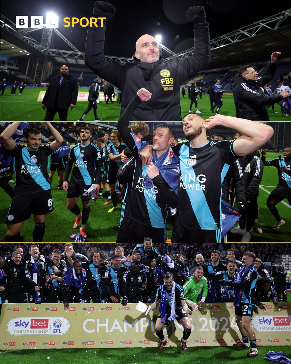 BBCMOTD's tweet image. CHAMPIONS🦊

🔙 to the #PL they go!

#BBCFootball #LCFC