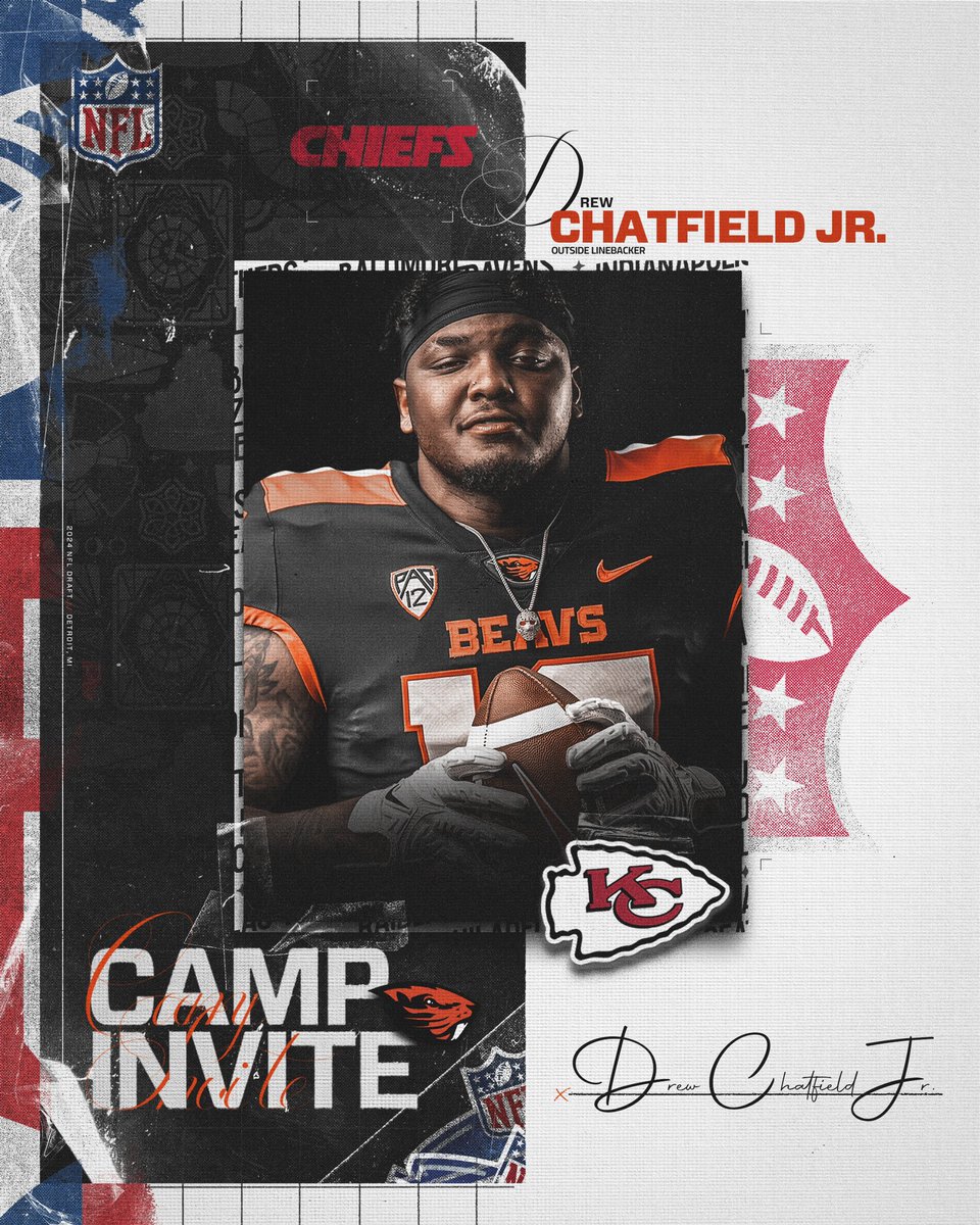 BeaverFootball's tweet image. the next chapter for @Drew_Chatfield is in Kansas City 📈