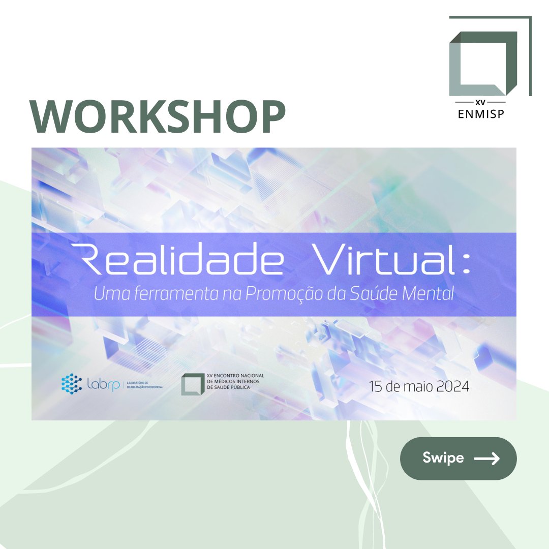 en_misp's tweet photo. 🥽Mergulha na Realidade Virtual e Transforma a Saúde Pública!
Prepara-te para uma experiência imersiva ou explosão de inovação no Workshop de Realidade Virtual: Uma Ferramenta na Promoção da Saúde Mental.

#ENMISP2024 #ENMISPXV #ENMISPViladoConde #SaudePublicaPT #saudecircular https://t.co/dsLrvlPRm0