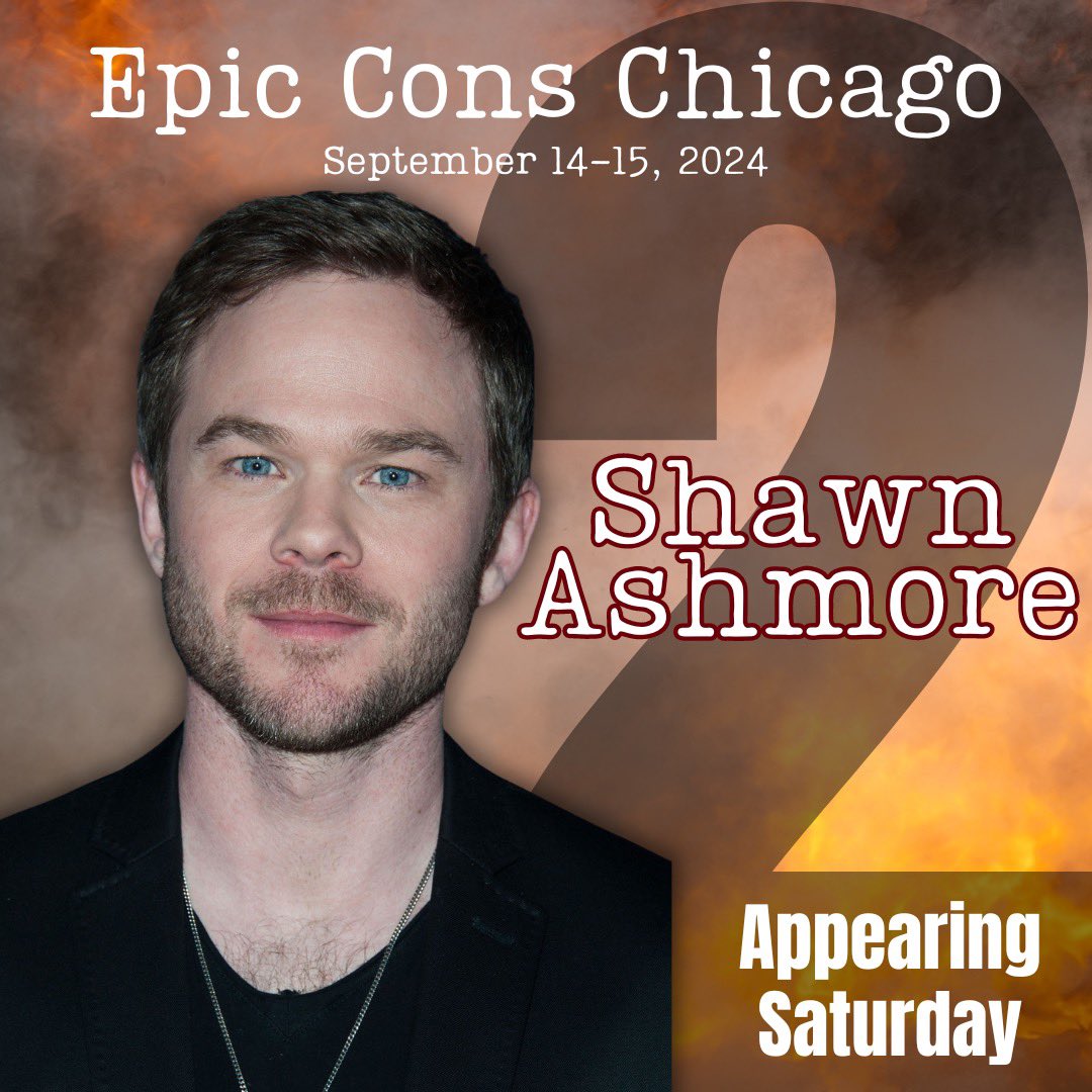 #ECC2 GUEST ANNOUNCEMENT! Please welcome @ShawnRAshmore to our Saturday lineup! Tickets to meet Shawn are available now on epiccons.com. Admission is required to purchase any of Shawn’s items.