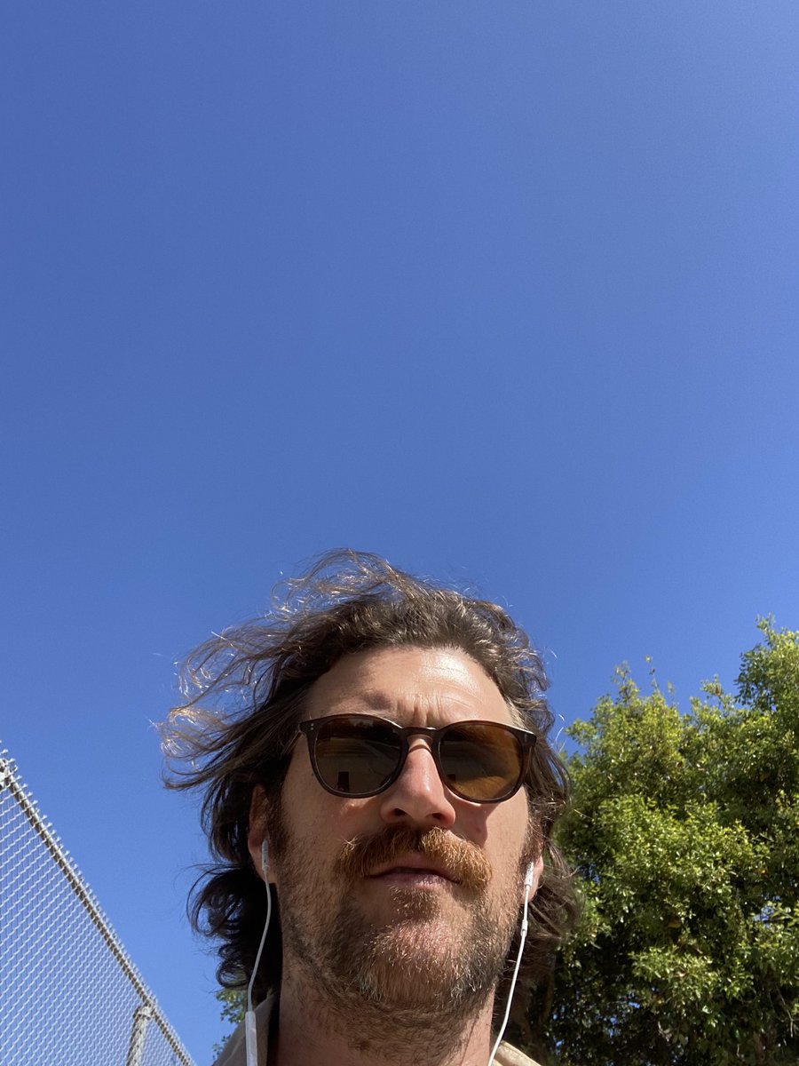 Just one of those beautiful classic Los Angeles sunny blue sky days with the breeze that helps you forget about everything and that’s what I pay the high rent for is to forget