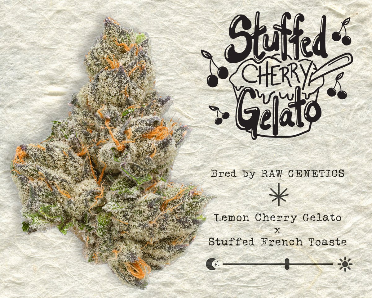 We can't thank everyone enough for making 420 this year our biggest product drop to date. Here's what's coming your way this week 🙌 Stuffed Cherry Gelato is back! Long over due, the last time we had a run was October. We love the gelato sweetness and woody gas this one brings.