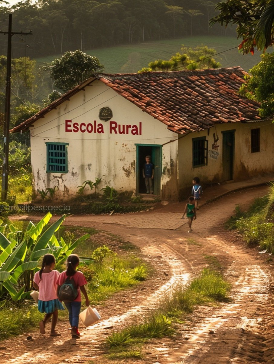 Antiga Escola Rural
Infelizmente nem todos tinham acesso pela distância e dificuldade de locomoção.

Via: brasilpescaecia