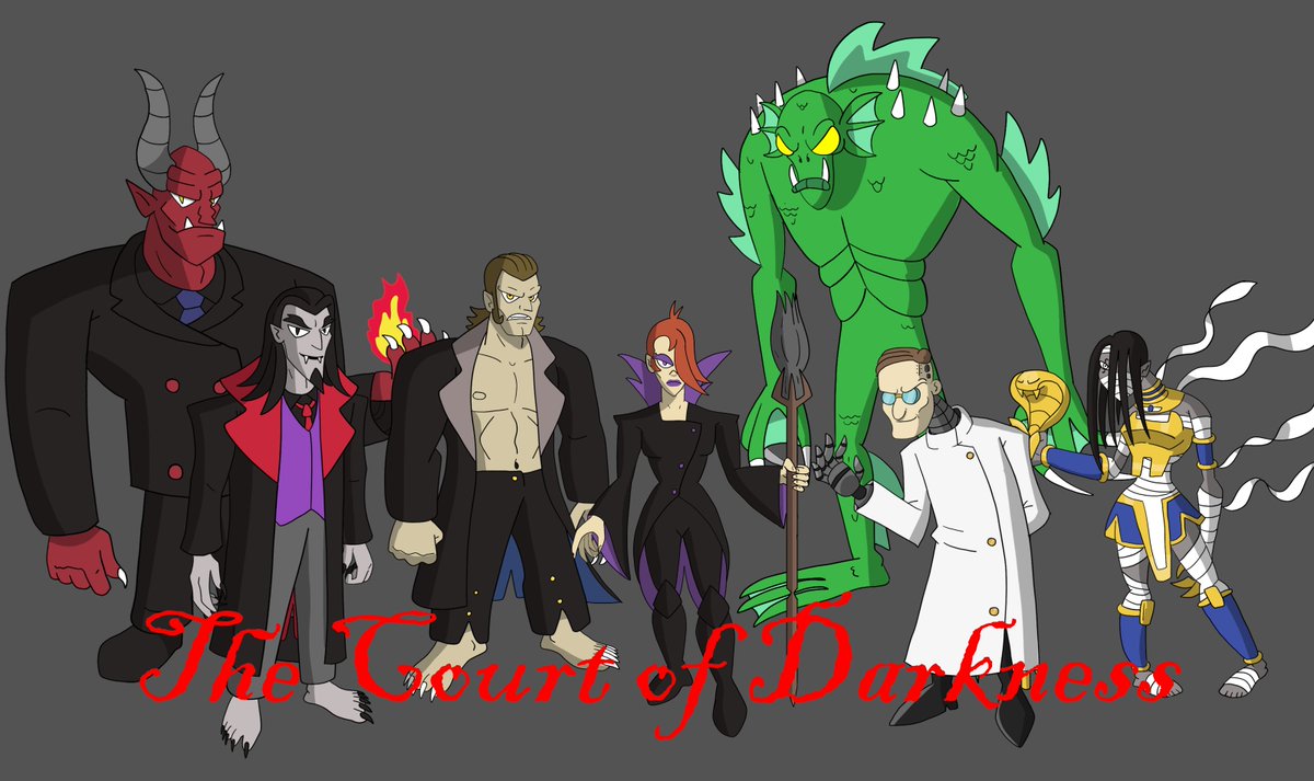 Fan Art of The Court of Darkness Fully Assembled by Austin Shank