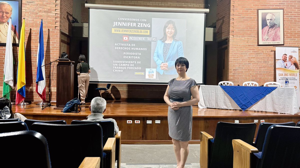 Still waiting for all the preparation to be done for my speech at Salazar y Herrera University in #Medellín, #Colombia. #freechinacolombia #FreeChina