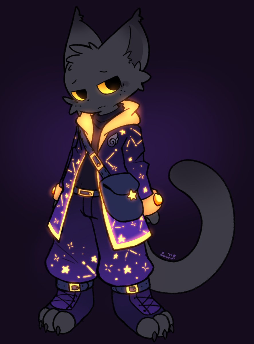 Meet Eilun, one of my OCs!! He's a shy mage that likes to write stories in his free time. In the tabletop campaign I DM on, he accompanies the party on their adventures!