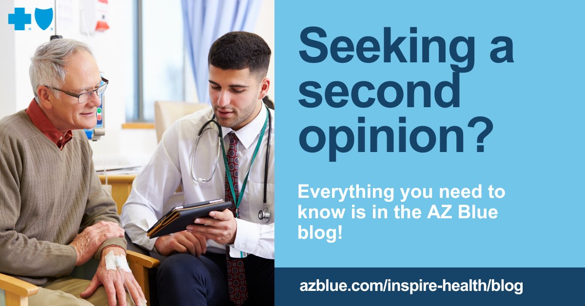 Ever feel like you need another take on your health? It's not unusual to seek a second opinion. Whether you've just received a heavy diagnosis or are thinking about treatment options, another perspective can be quite helpful. 😊 More information: azblue.com/inspire-health…