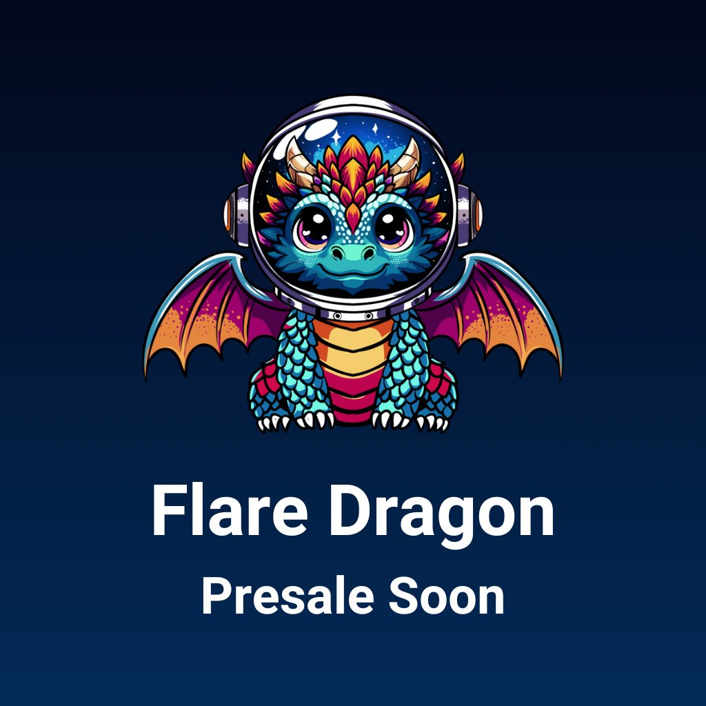 🚀 The presale of Flare Dragon $DGR is launching soon! 🔥 We're bringing the flame to Flare—get ready for lift-off! 🐉 🔗 flaredragon.com 📄 Contract Address: 0xba07f282fdfeC08Ff1Ca185bc940e425381BC40C #Flare #Memecoin #FLR #DGR #FlareCommunity #FlareDragon