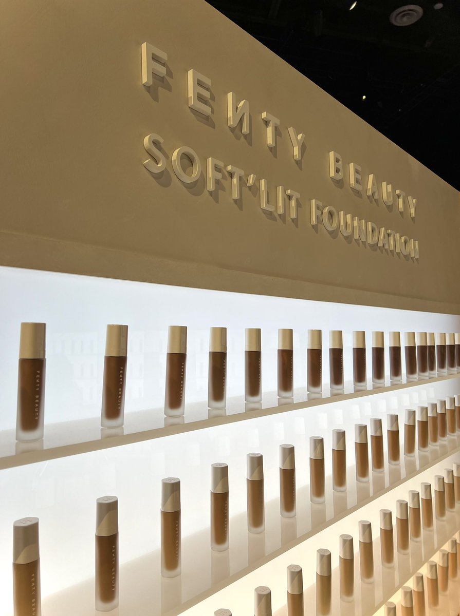 look at fenty beauty new foundation shade range 🥹