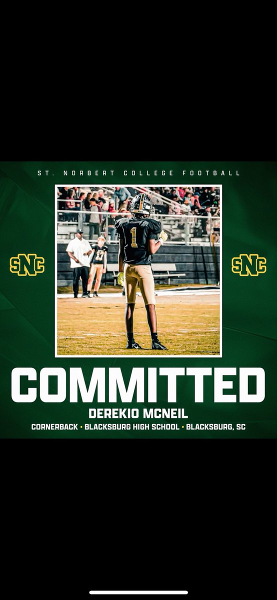 110% First I would like to thank God. Second I would like to thank my family, friends, teammates and coaches🟢🟡 <a href="/SNCfootball/">St. Norbert Football</a> <a href="/BlacksburgFB/">Blacksburg Football</a> <a href="/TheREALCoach_B/">CoachEm-Up🏈</a> <a href="/coach_doglesby/">David Oglesby</a>