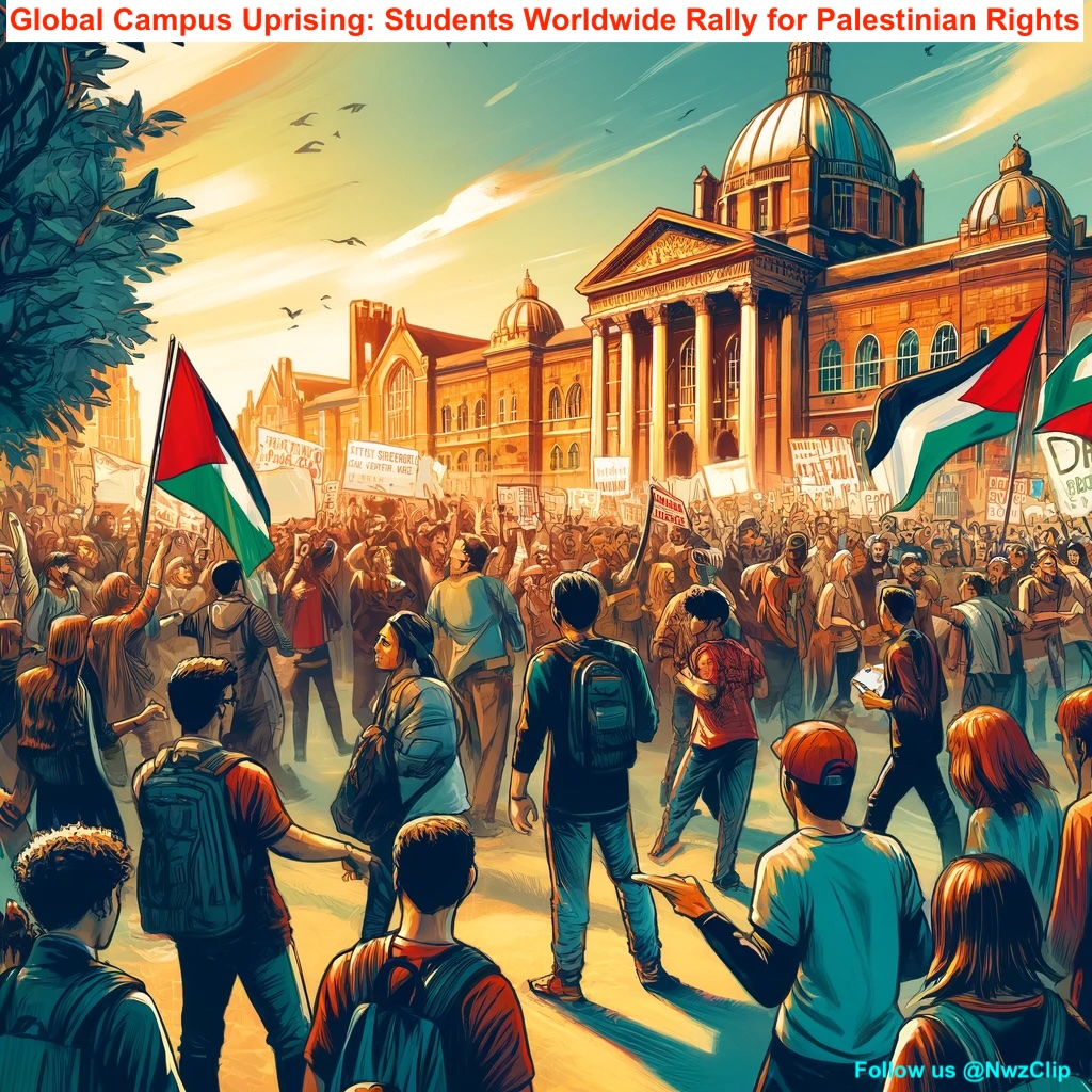 Campus protests in support of Palestine are spreading across universities worldwide, highlighting a growing movement for Palestinian rights. 
Read more at: rb.gy/64j9vr

#CampusProtests #Palestine #Israel #trendingstory