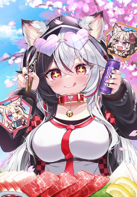 4月の推しVのamsr
り「しぃママ今日お花見!ちゃんと桜見てる!?」
し「おっにく!おっにく!✨(うん見てる見てる!)」
ミ「ダメだこのママ、台詞と心の声が逆になってる……!」 