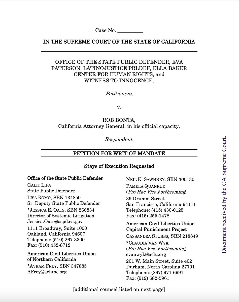 The <a href="/NAACP_LDF/">Legal Defense Fund</a> has created a new webpage explaining the recent systemic challenge to California's death penalty: CHALLENGING CALIFORNIA'S DEATH PENALTY SYSTEM. Confronting Racial Bias in Capital Punishment Sentencing Schemes. naacpldf.org/case-issue/cha… <a href="/DPFocus/">Death Penalty Focus</a> <a href="/SmartJusticeCA/">Smart Justice California</a> <a href="/ACLU/">ACLU</a>