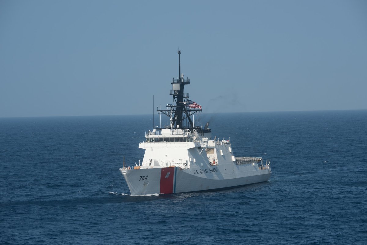 USCGC James in on a port visit to Buenos Aires. Official photo.