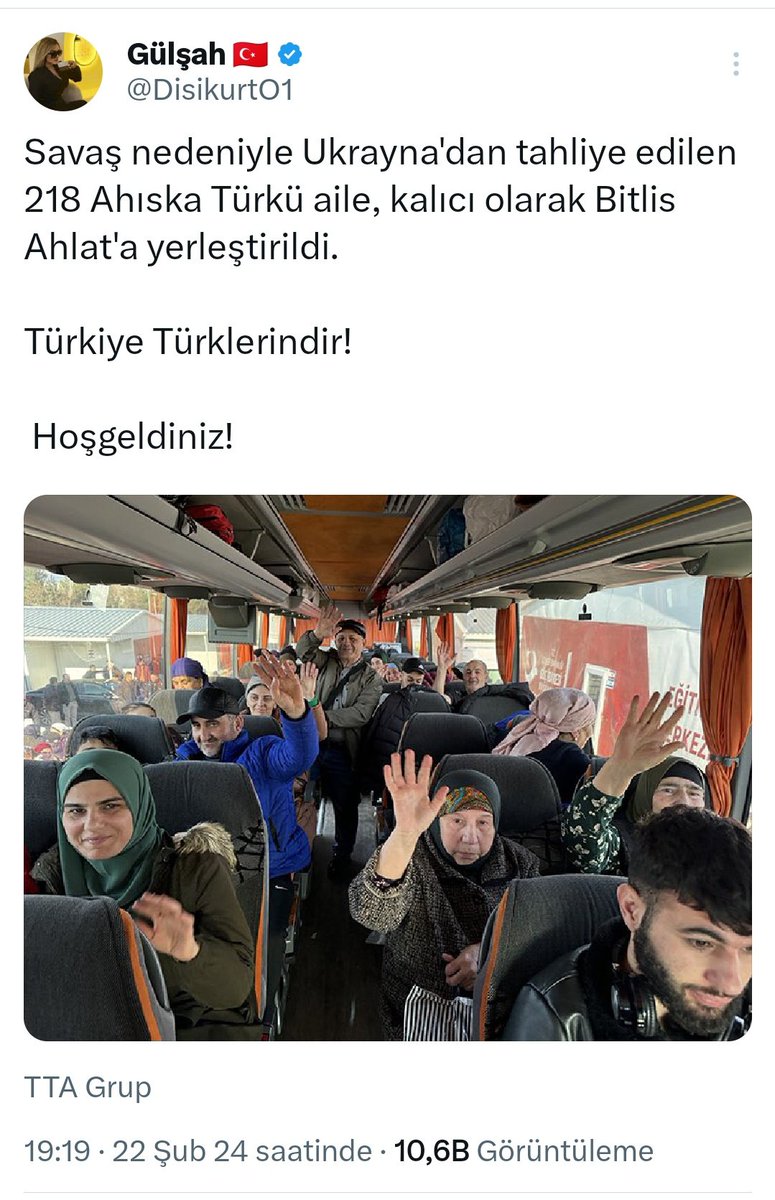 Ahlat'a gelen Ahıska Türkleri başımızın tacıdır ❤️🥰